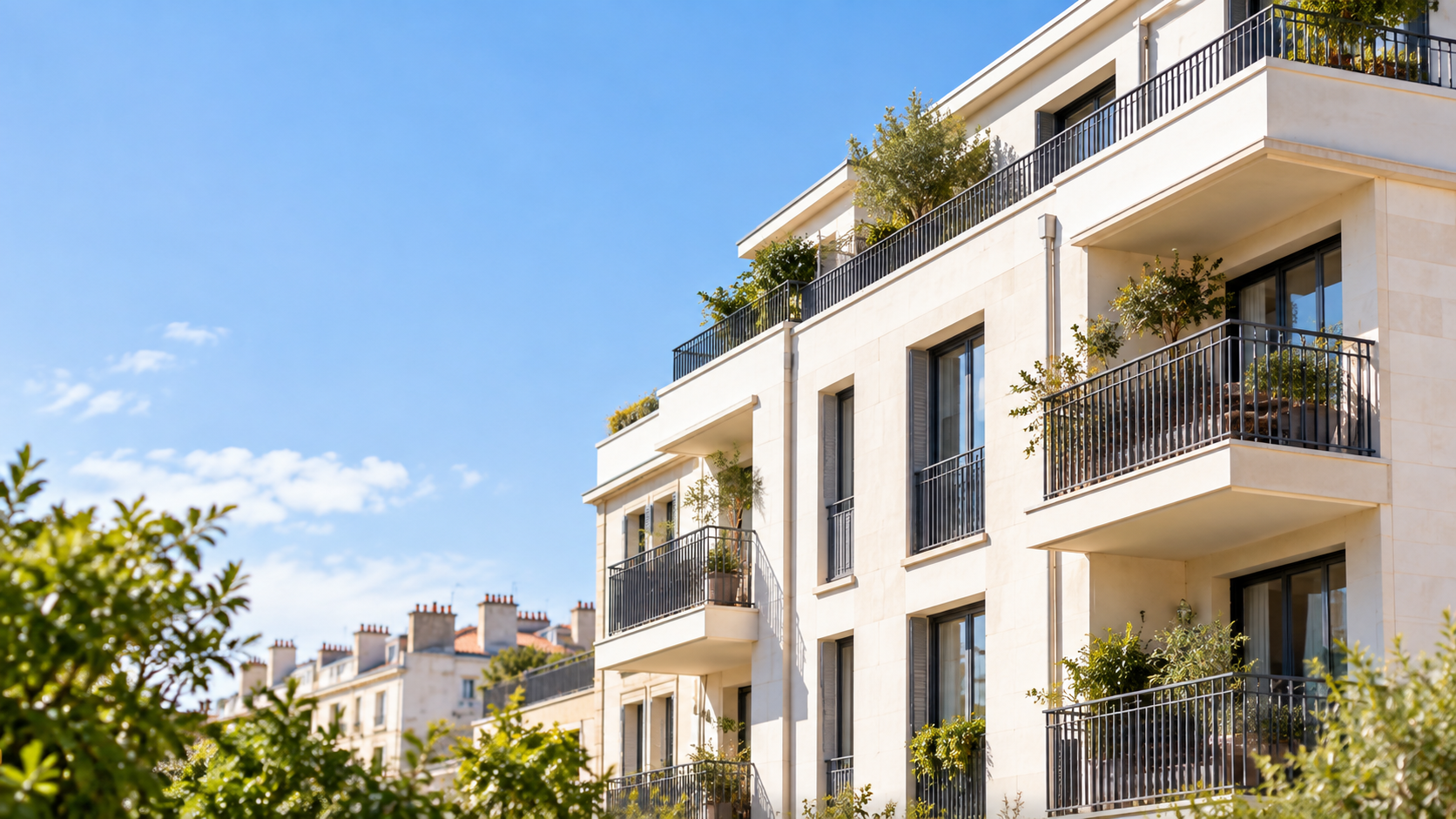 Immeuble résidentiel contemporain